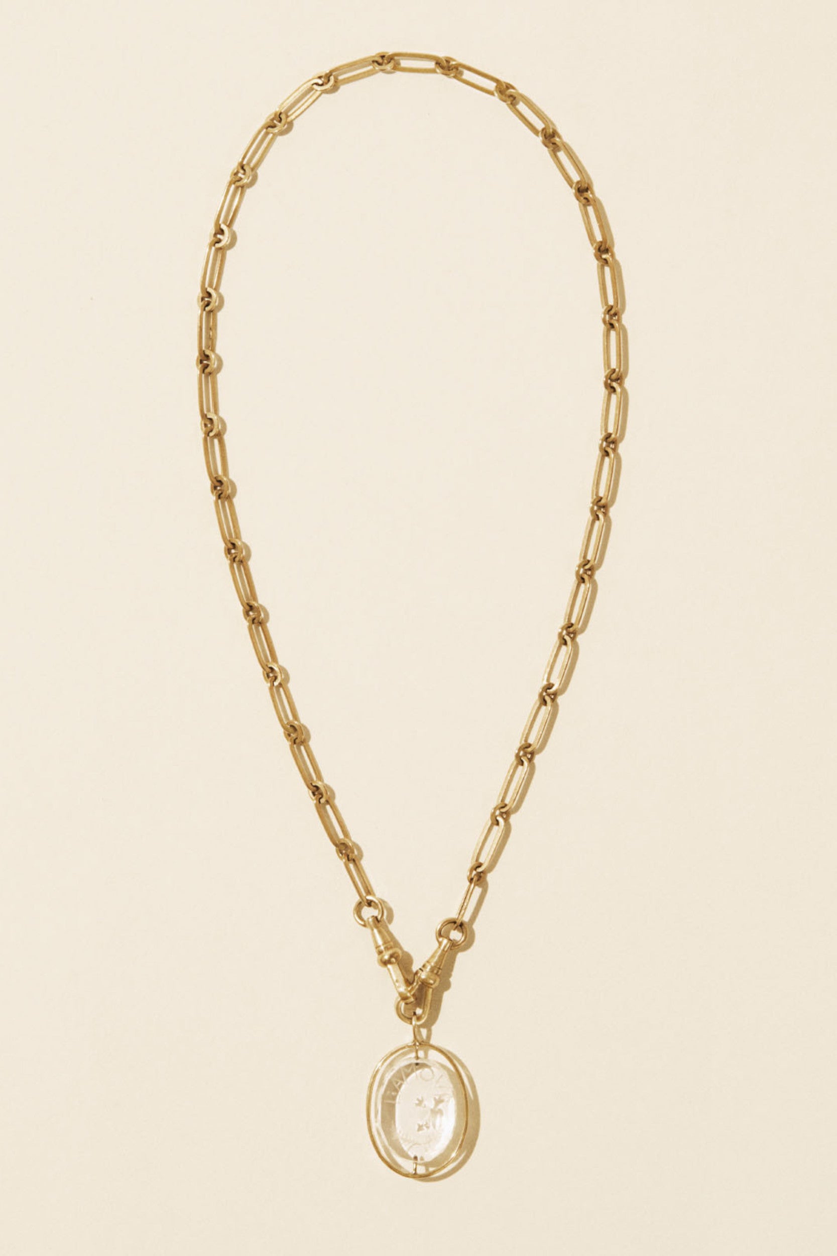 L'amour n°2 Necklace Crystal