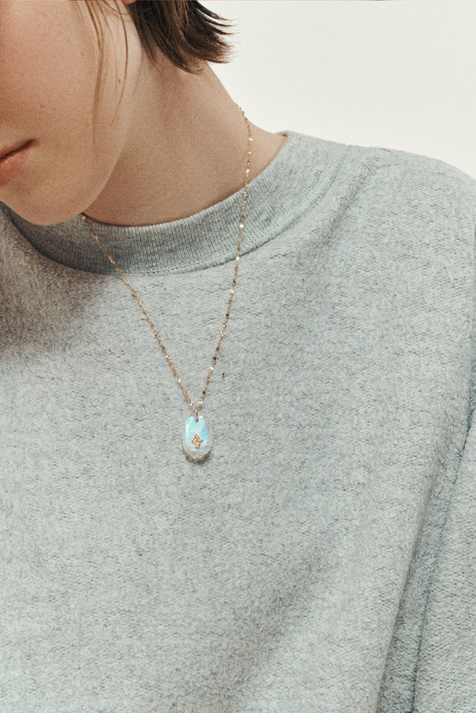 Gaia N°1 Necklace Moonstone