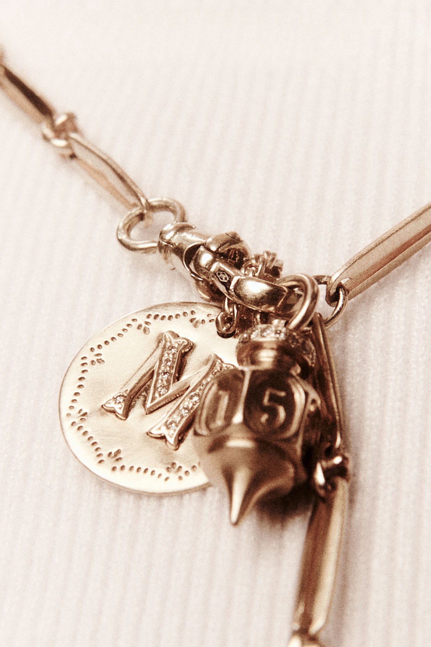 Germain Charm Gold Diamond