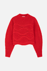Tresbest Sweater Knit Red