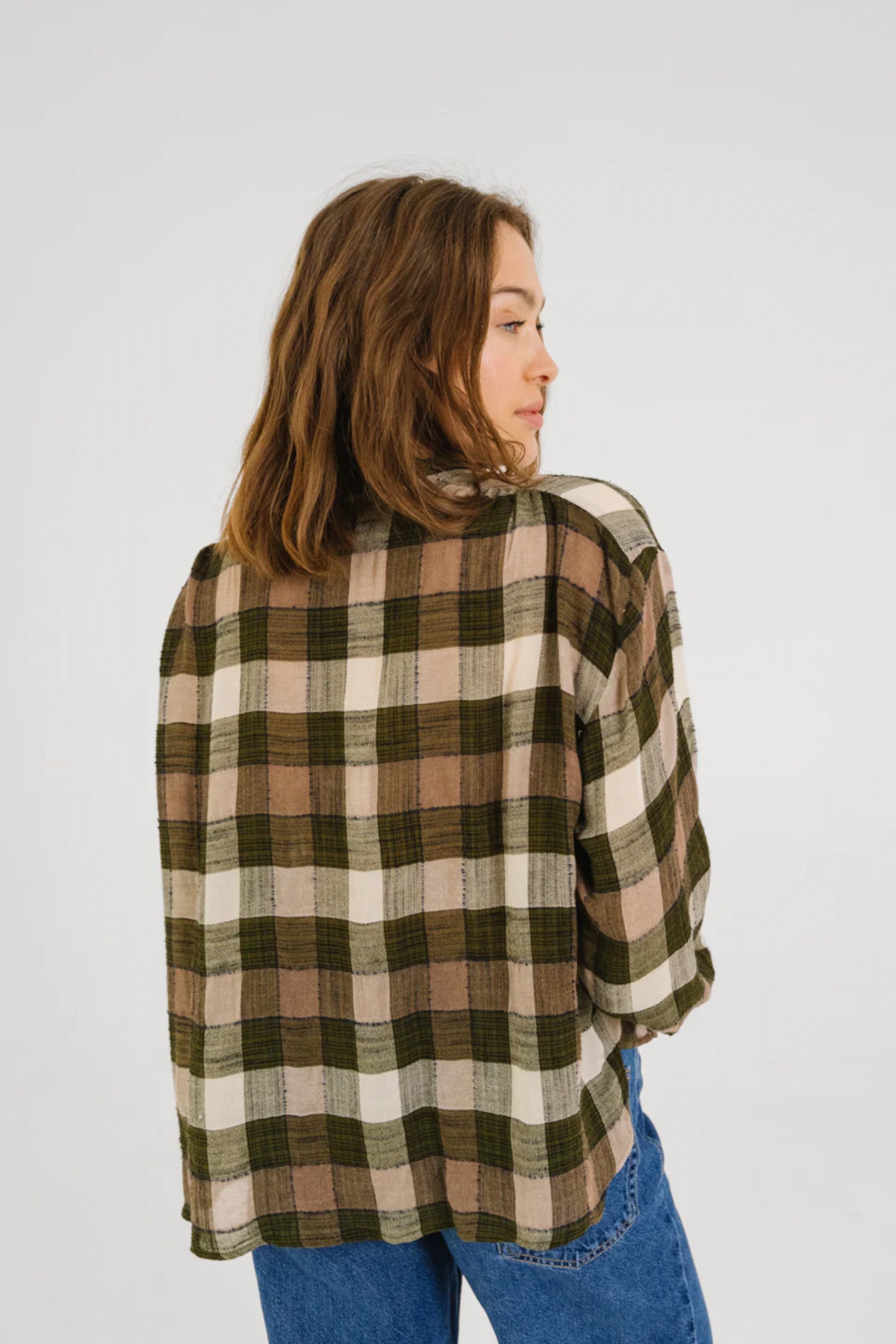 Ella Crosby Blouse Green