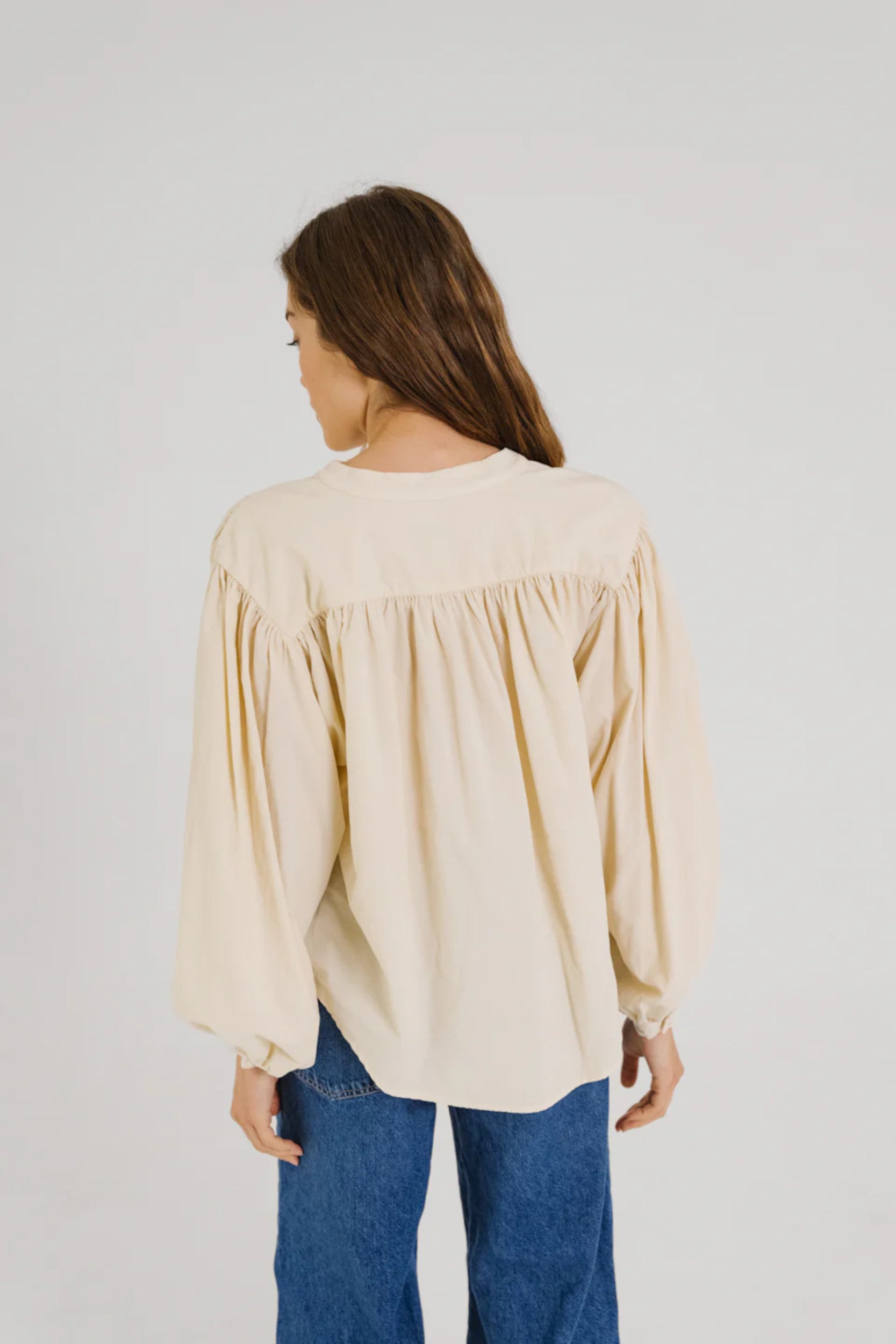 Giannita Snow Blouse Ecru