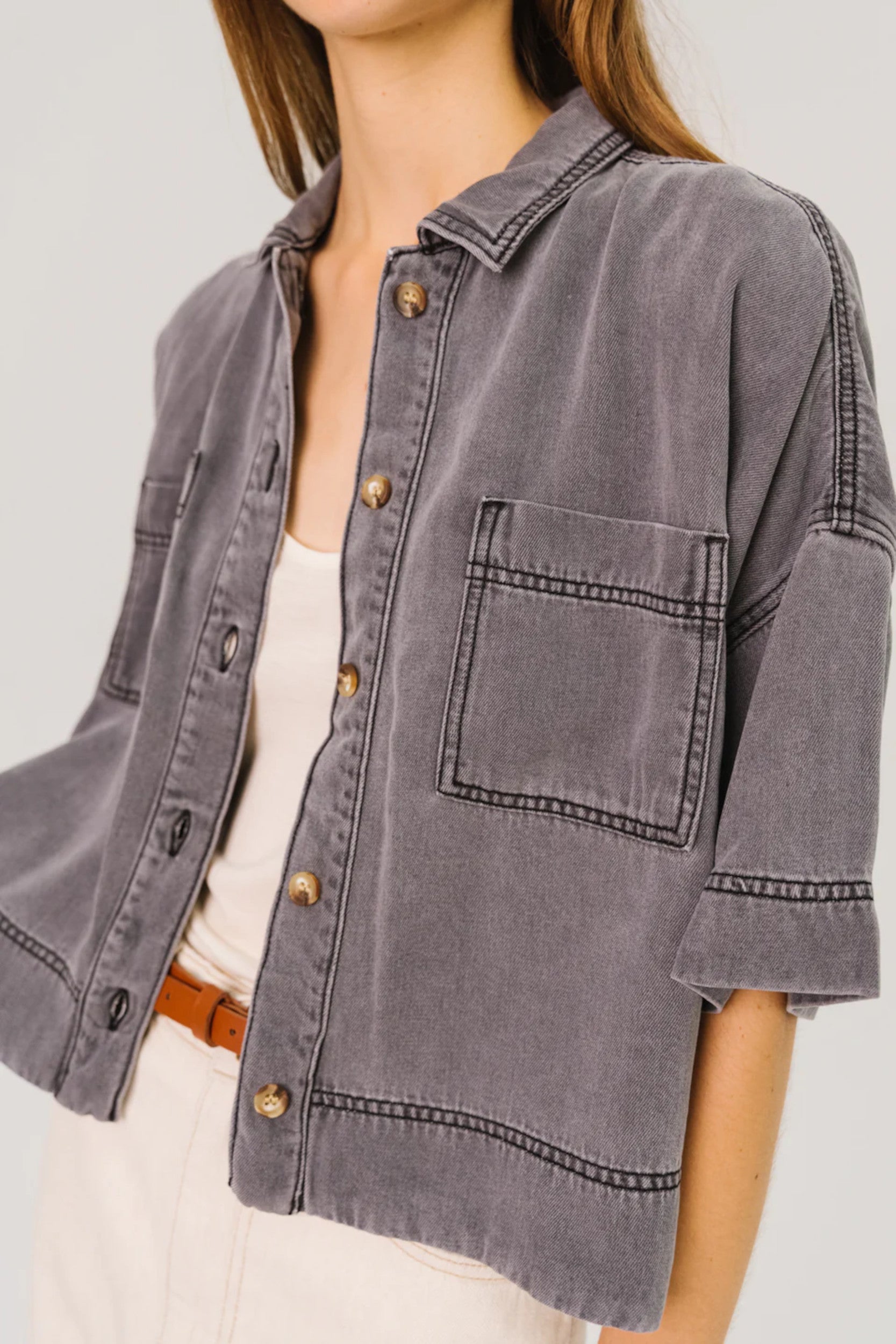 Jules Brume Shirt Black Indigo