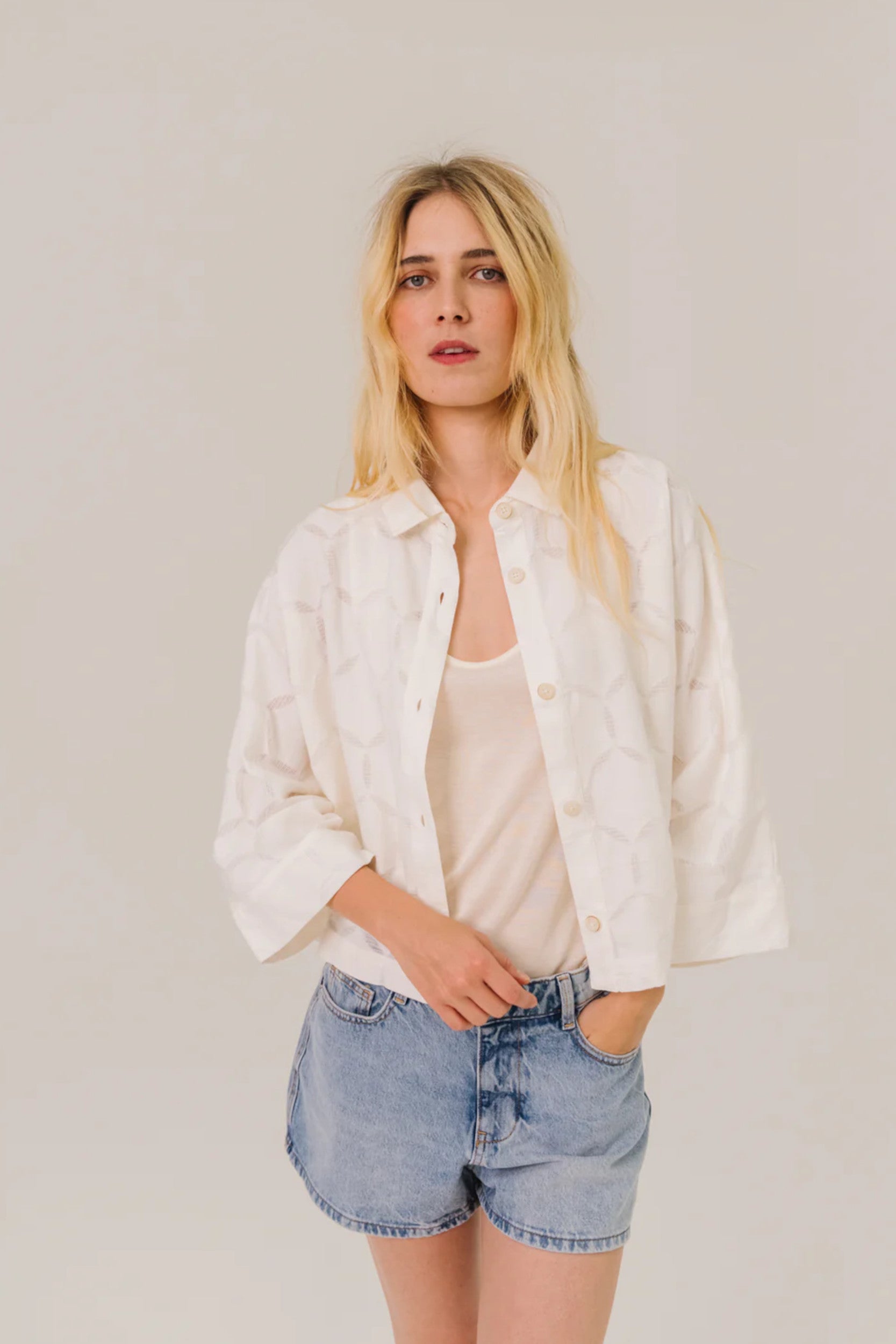 Laelia Cercle Shirt White