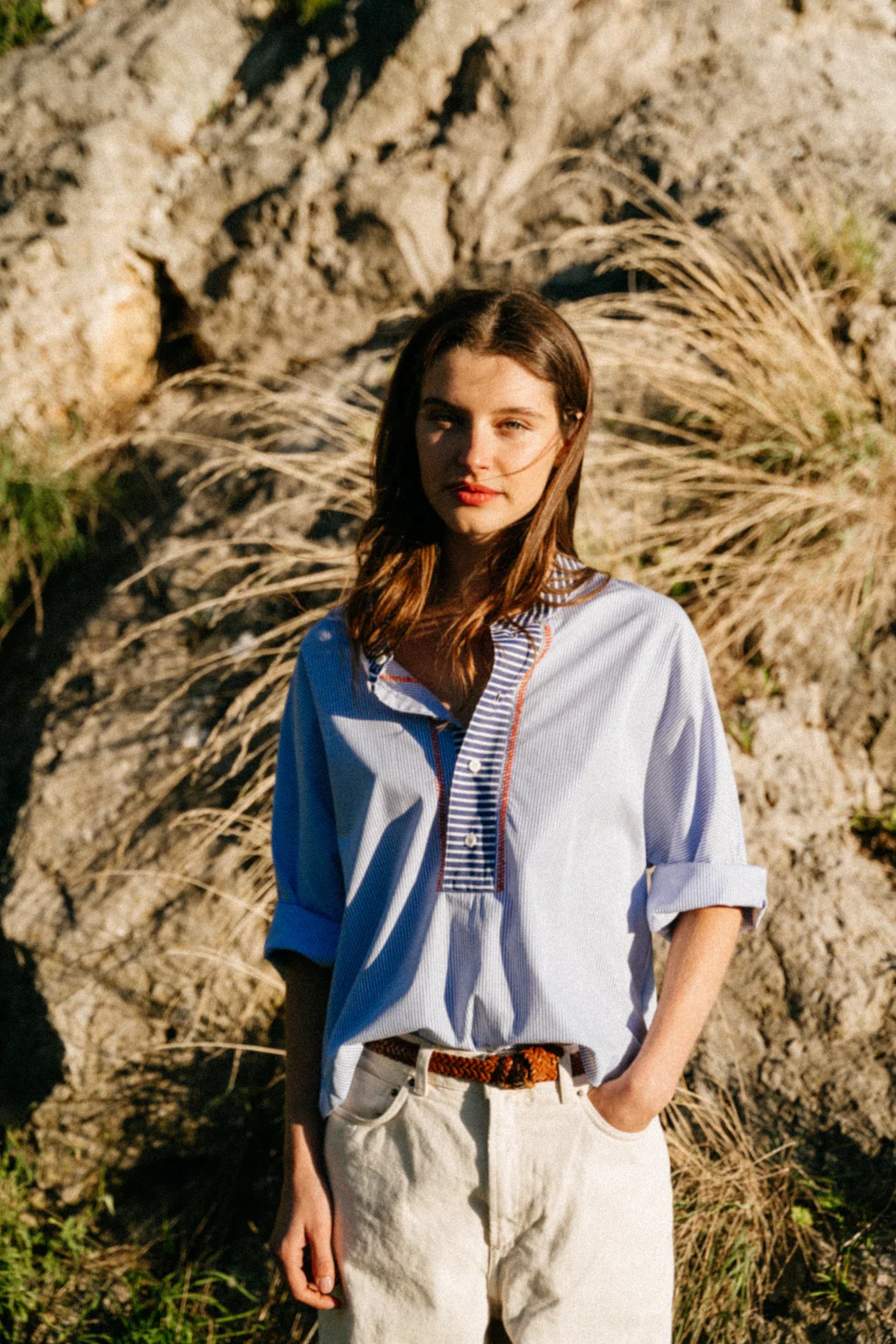 Joline Ciel Shirt Blue