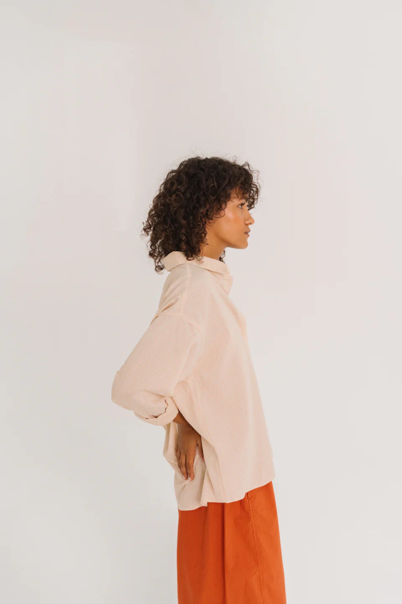 Enora Ocre Shirt Orange