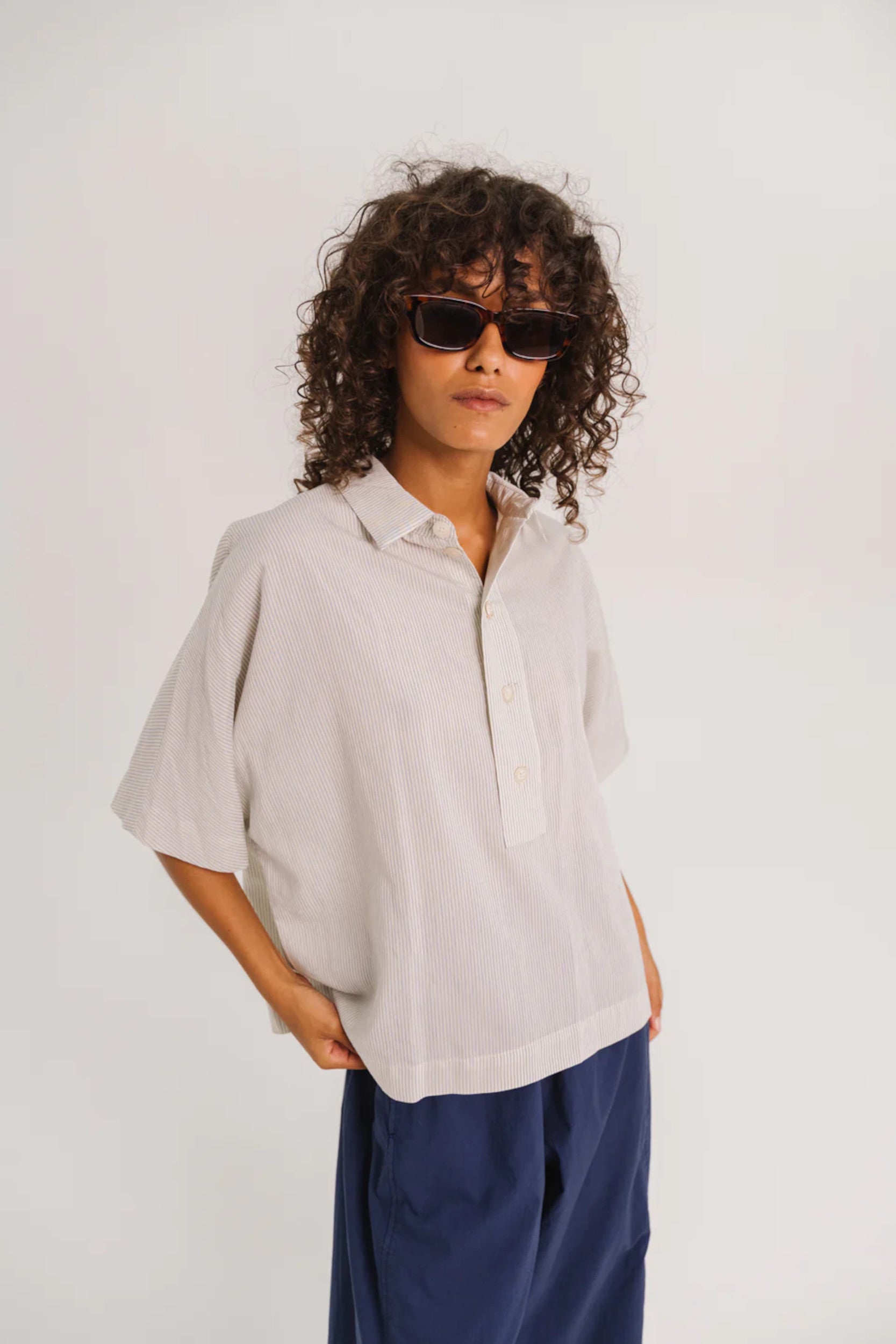 Jona Blue Shirt Blue