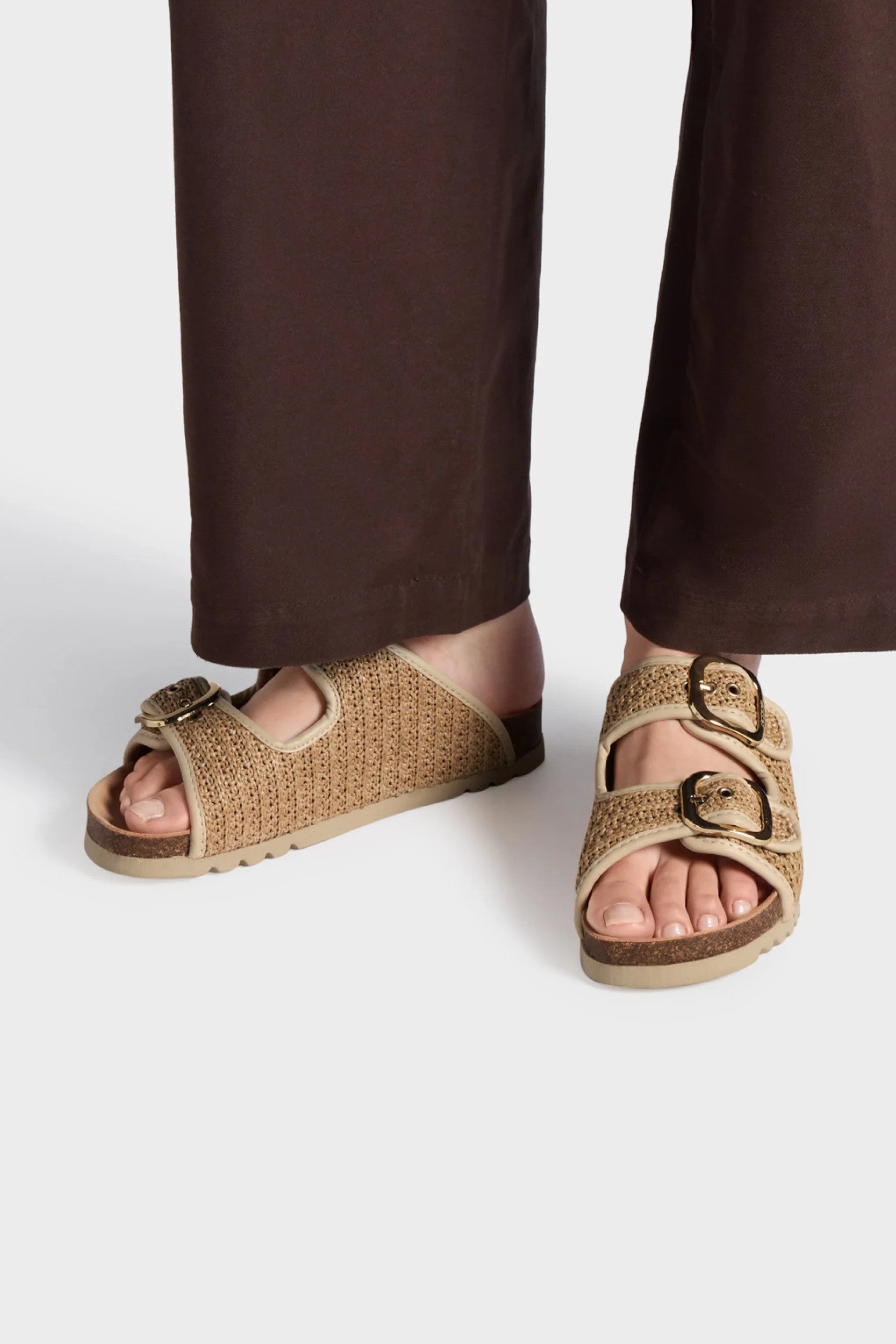 Noelle Sandales Beige Clair — Scholl