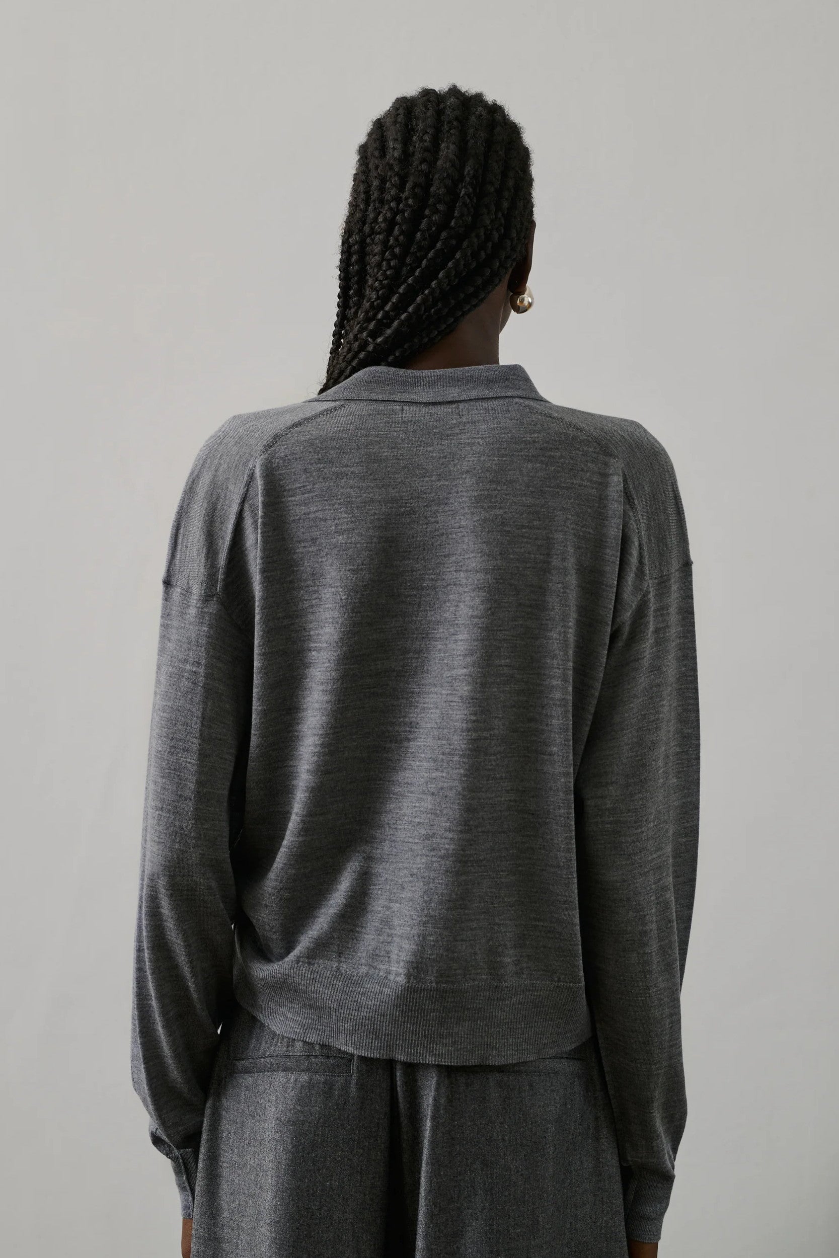 Fleming Sweater Grey Mottled