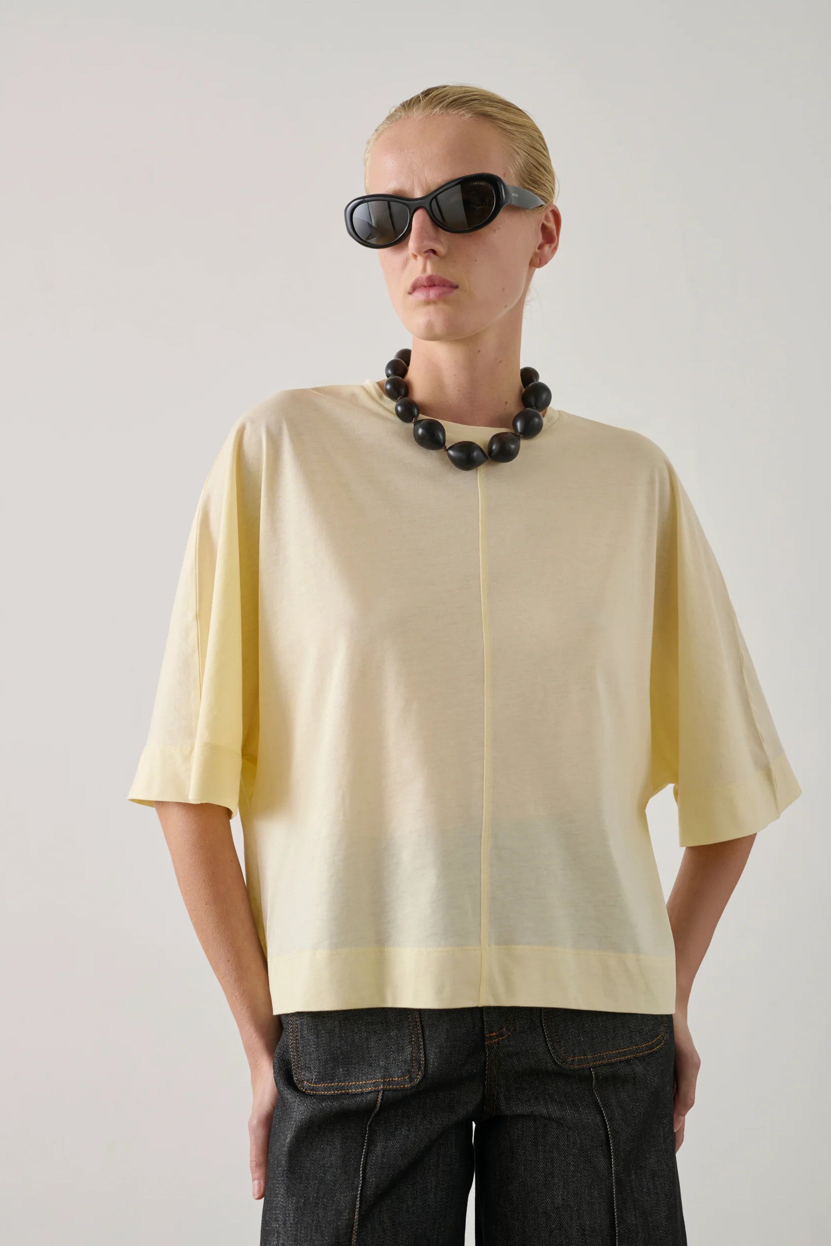 Helsinki T-shirt Light Yellow