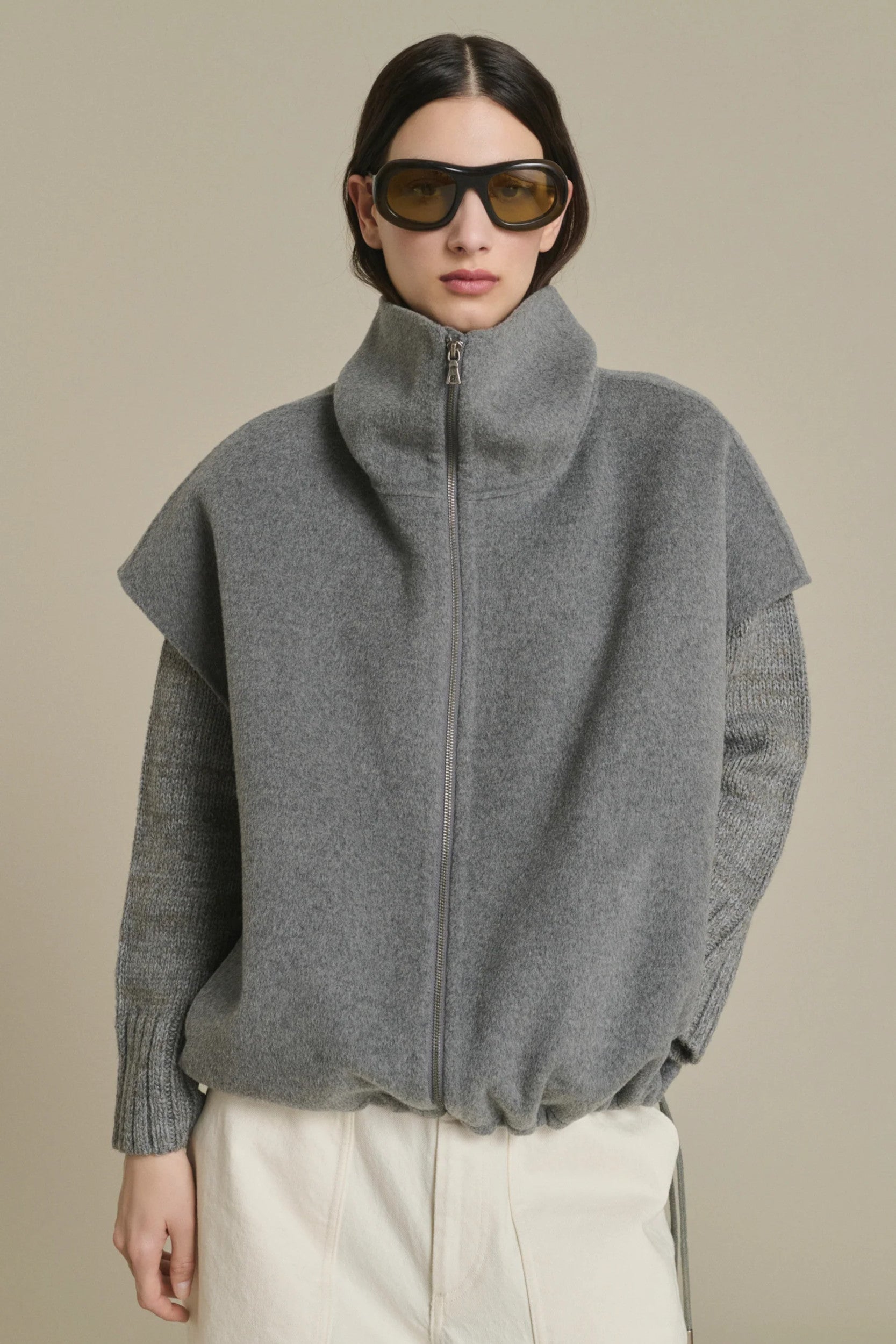 Juno Veste Gris Clair — Soeur