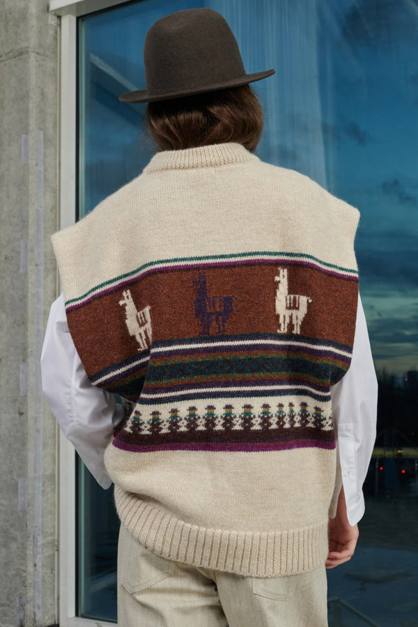 Warner Sweater Multico Beige