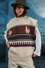Warner Sweater Multico Beige