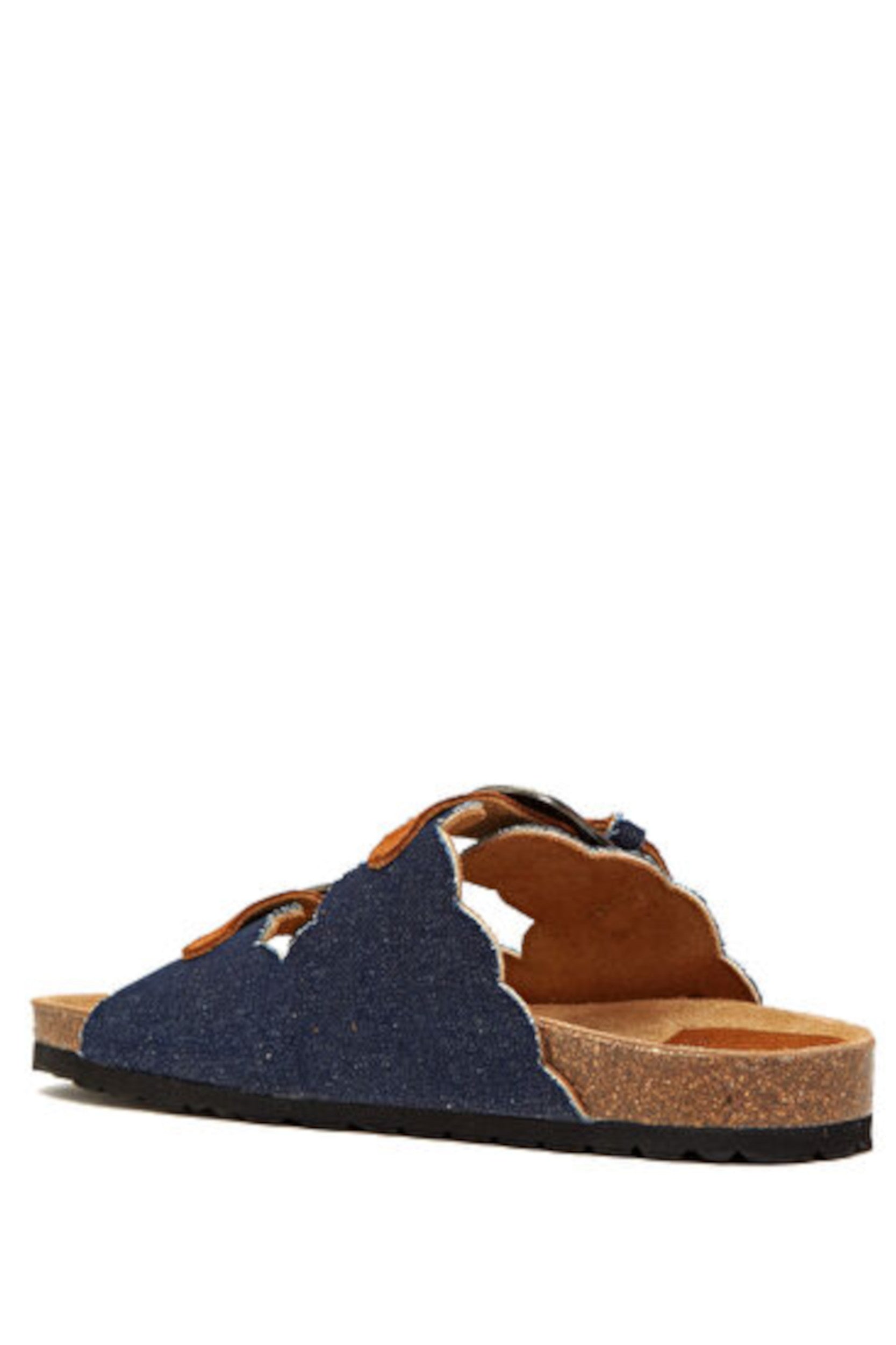 Buckle Wave Sandales Denim — Taji, vue 2
