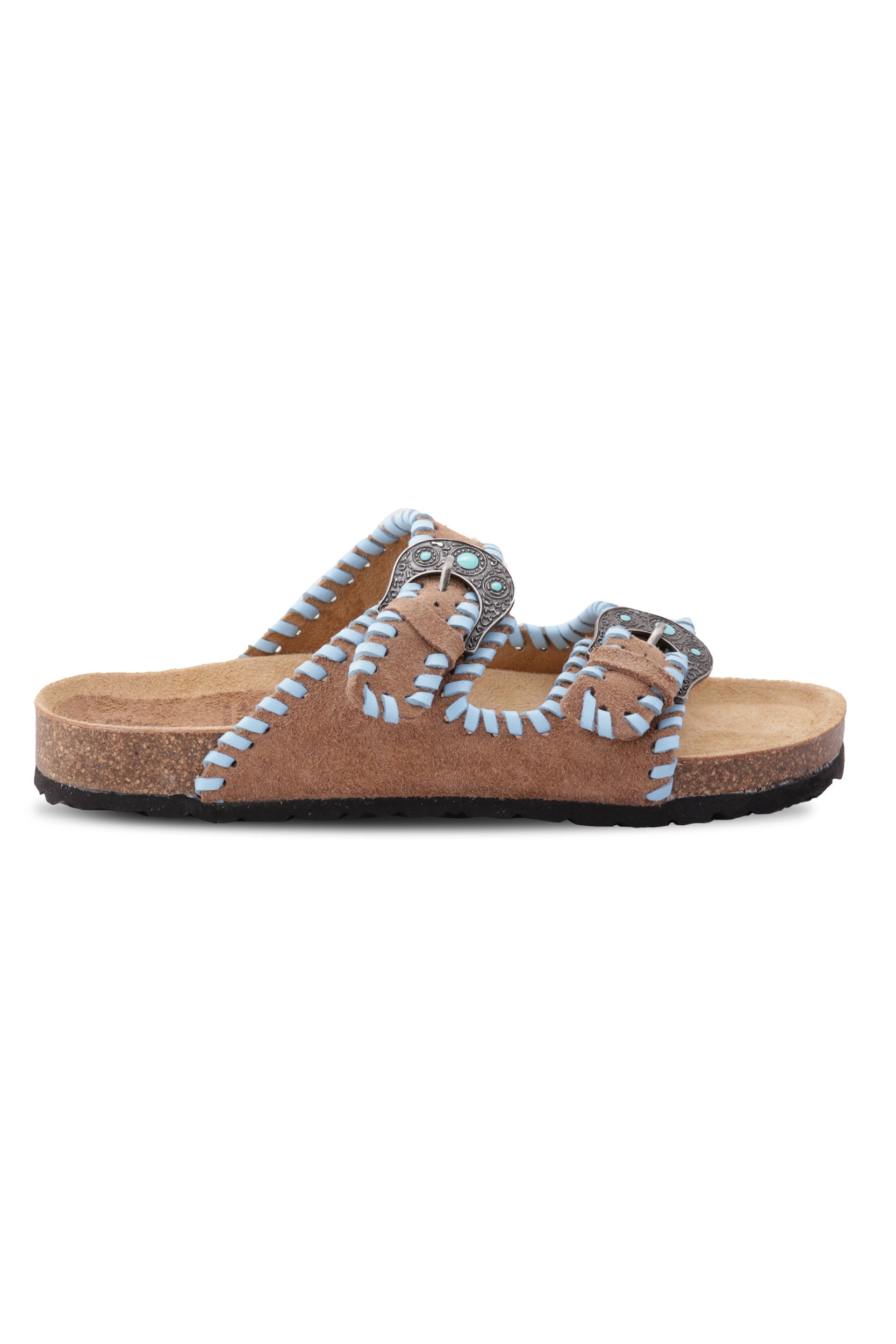 Buckle Beat Shoes Suede Nappa