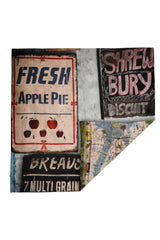 Ava Double Face Scarf Big Fresh Apple