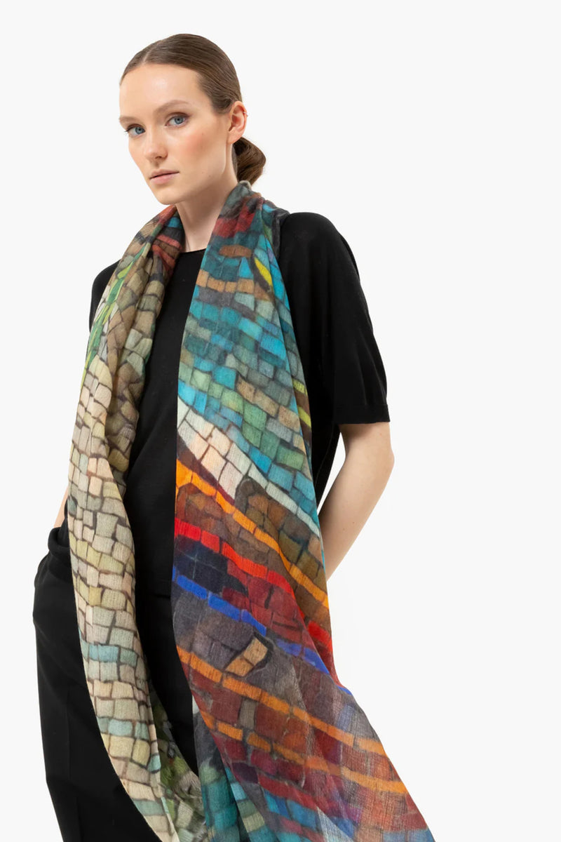 Celeste Single Face Scarf Caffe Fiorio