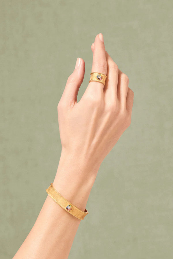 Sai Rainbow Ring Topaze White