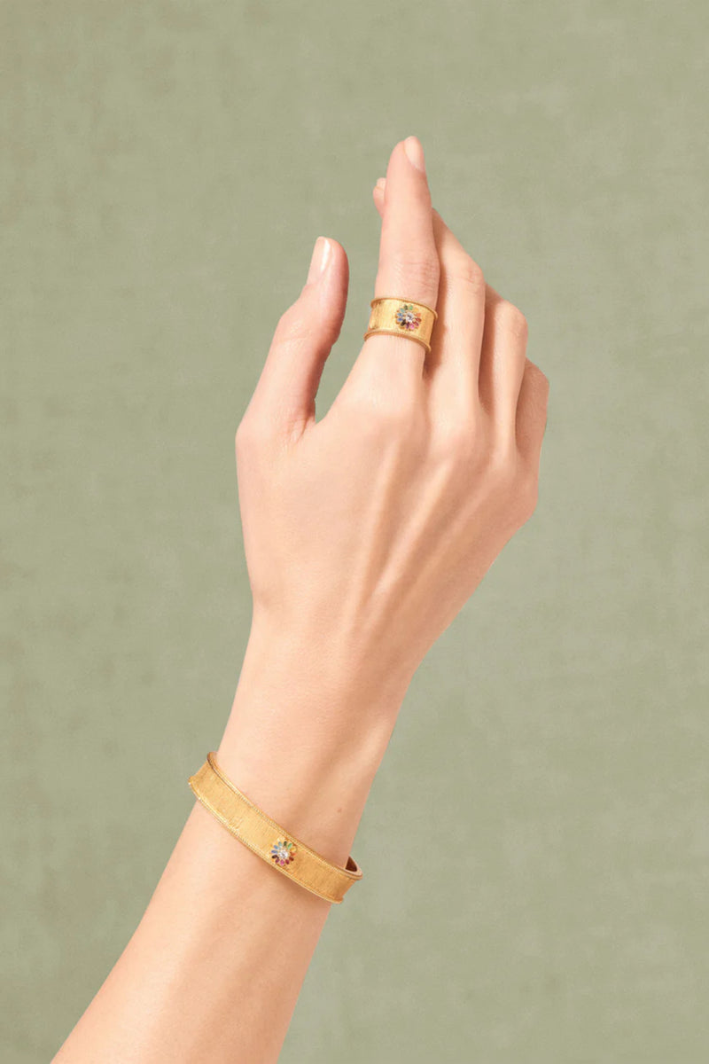 Sai Rainbow Ring Topaze White