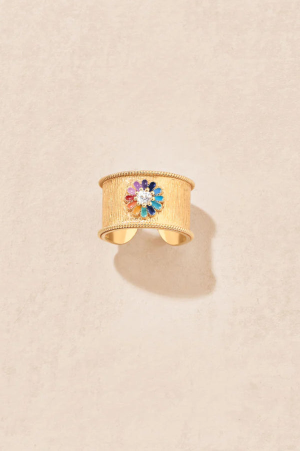Sai Rainbow Ring Topaze White