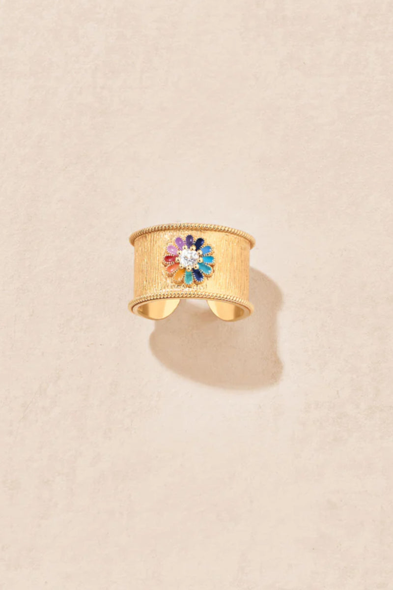 Sai Rainbow Ring Topaze White