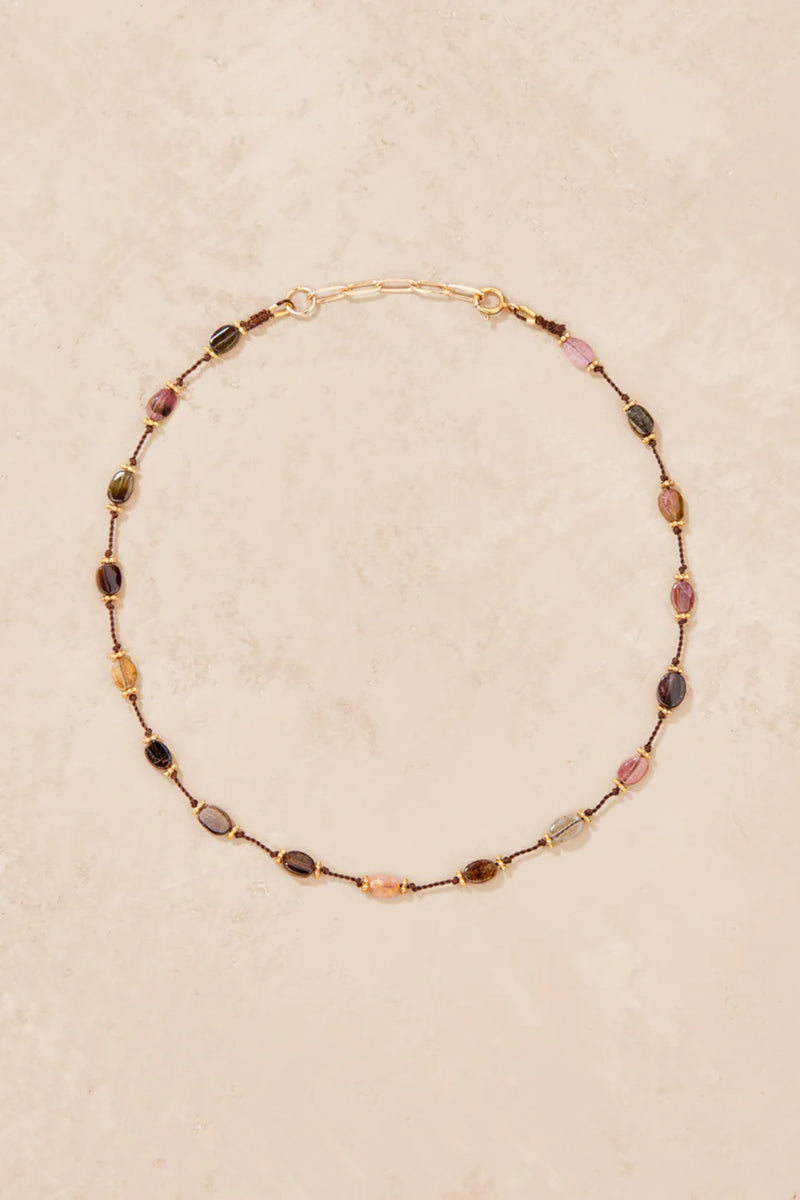 Tulsi Necklace Tourmaline