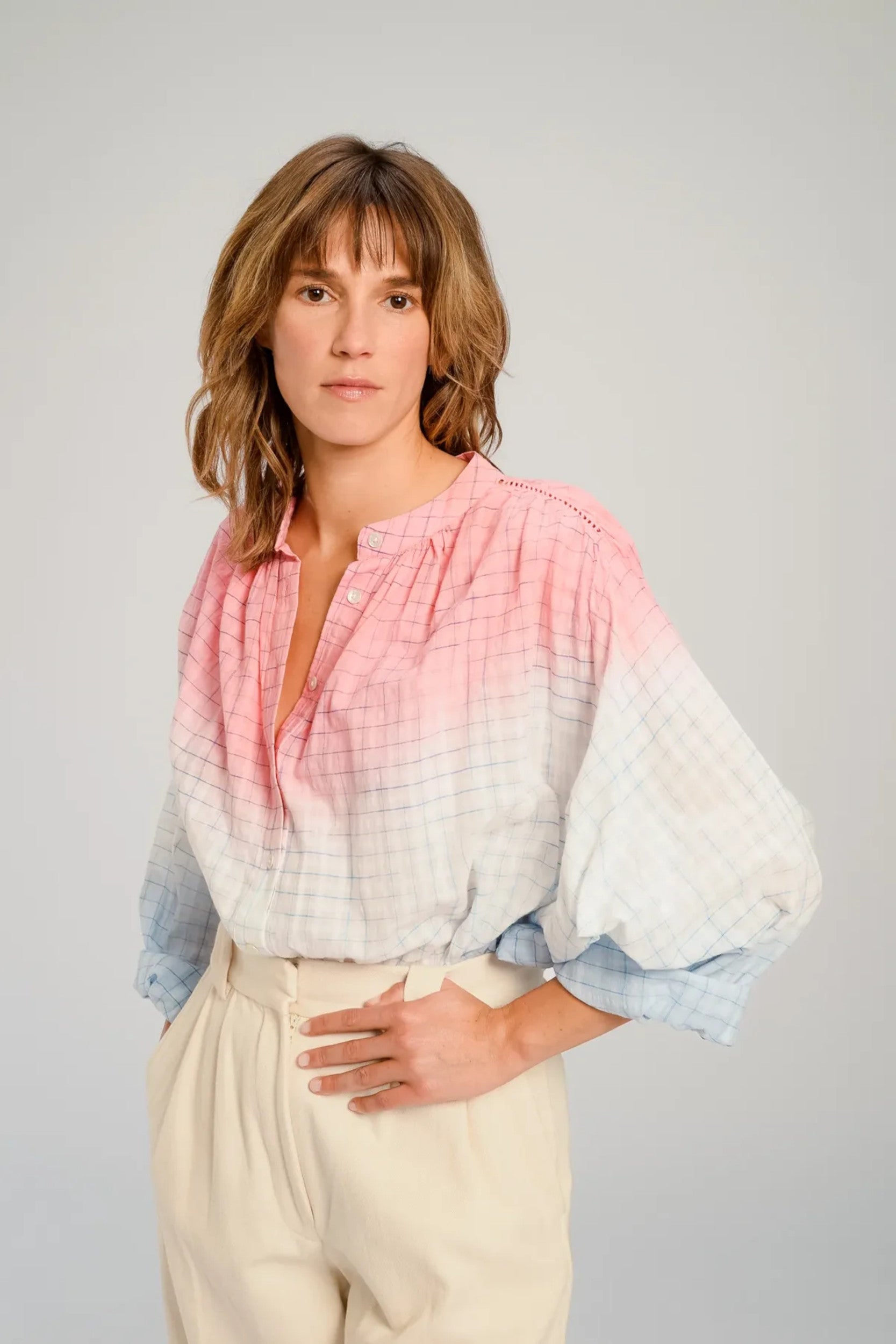 Himi Blouse Light Blue