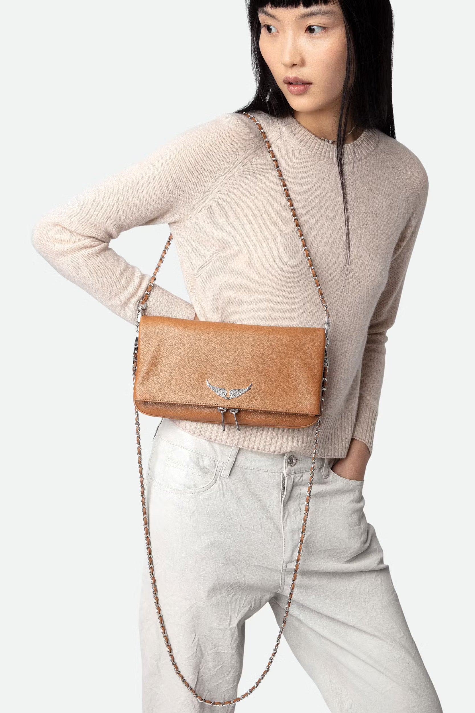 Rock Grained Leather Bag Heritage