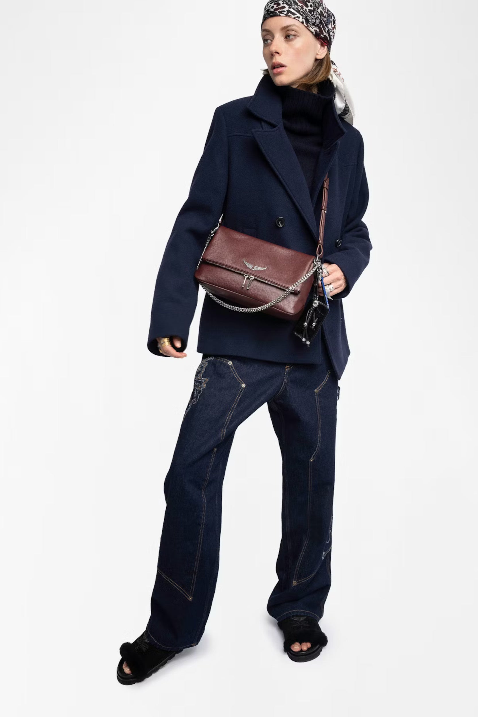 Rocky II Grained Leather Bag Fierce