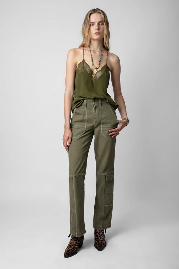 Pepper Coton Twill Pants Cypress