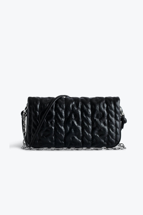 Rock Minimal Knit Shadow Bag Black