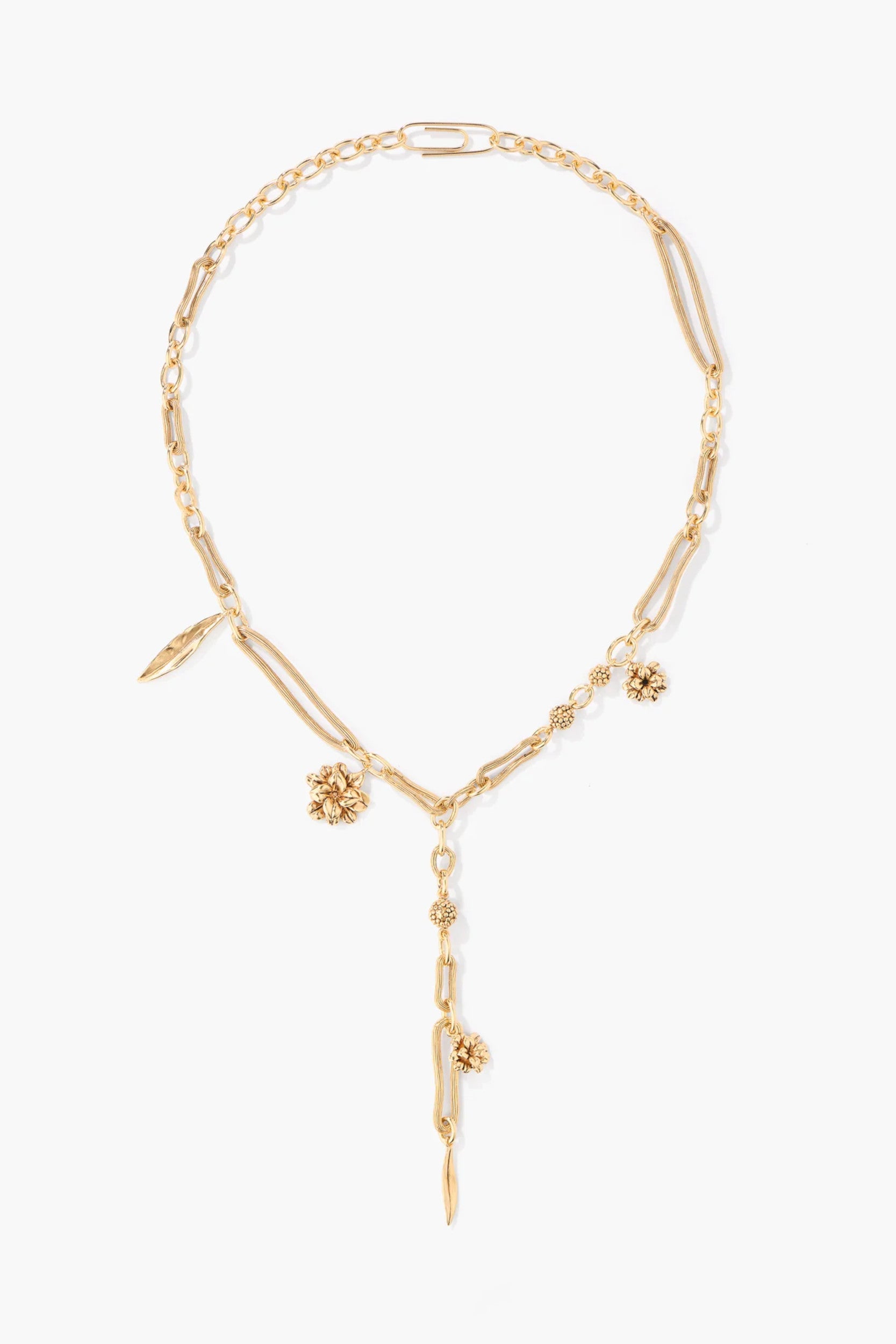 Anthos Necklace Metal Gold