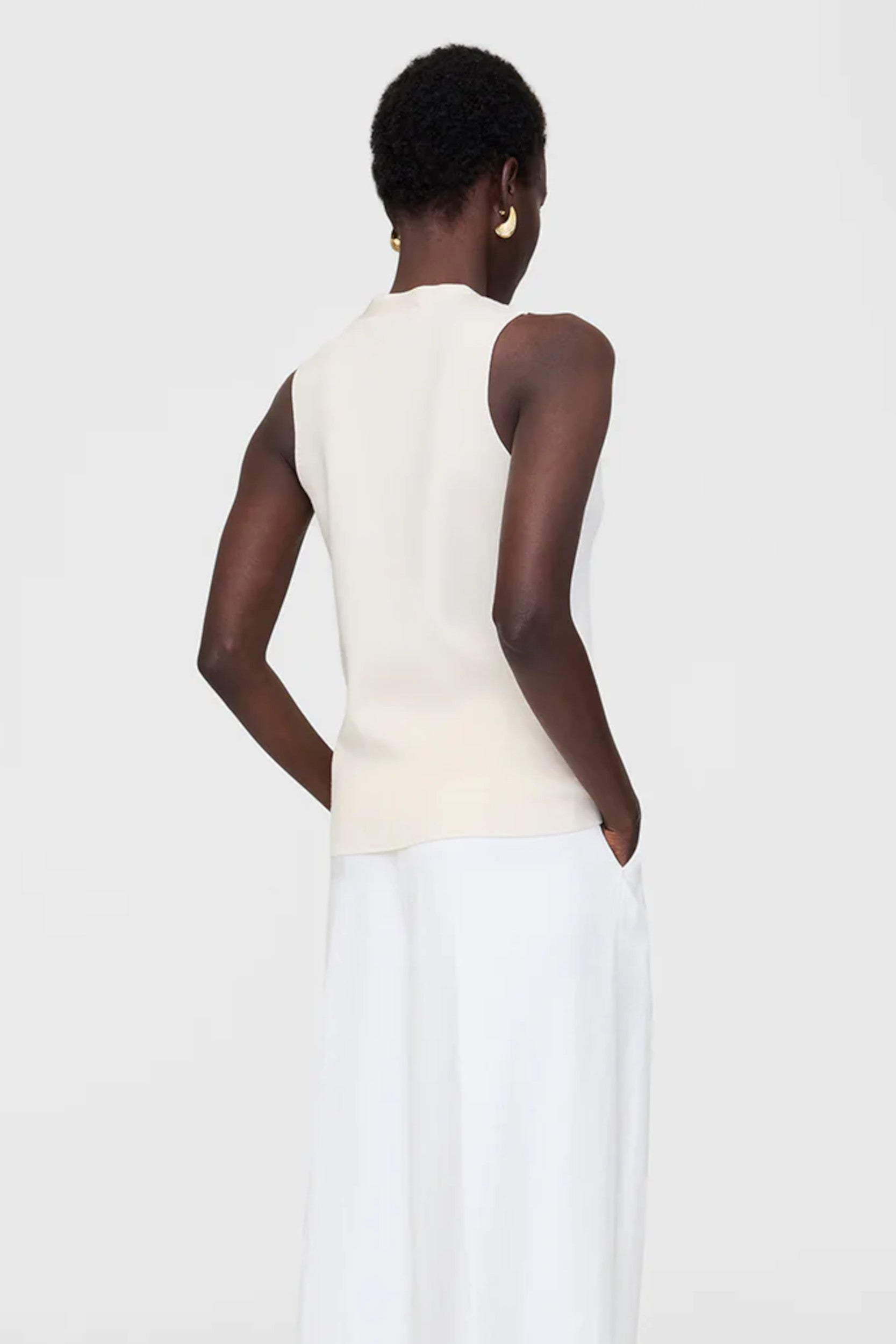 Lawrence Vest Ivory