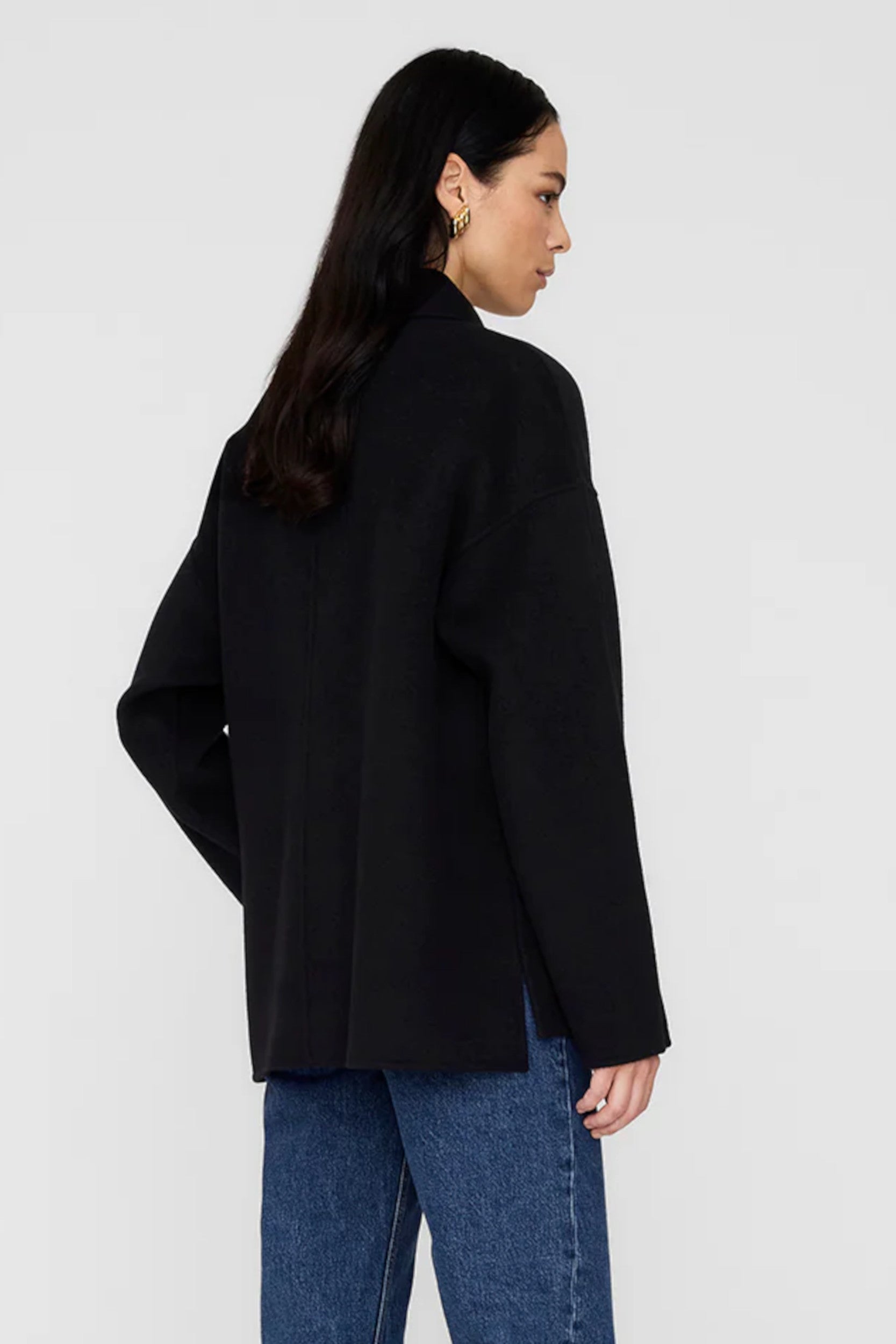 Luca Jacket Black Cashmere Blend