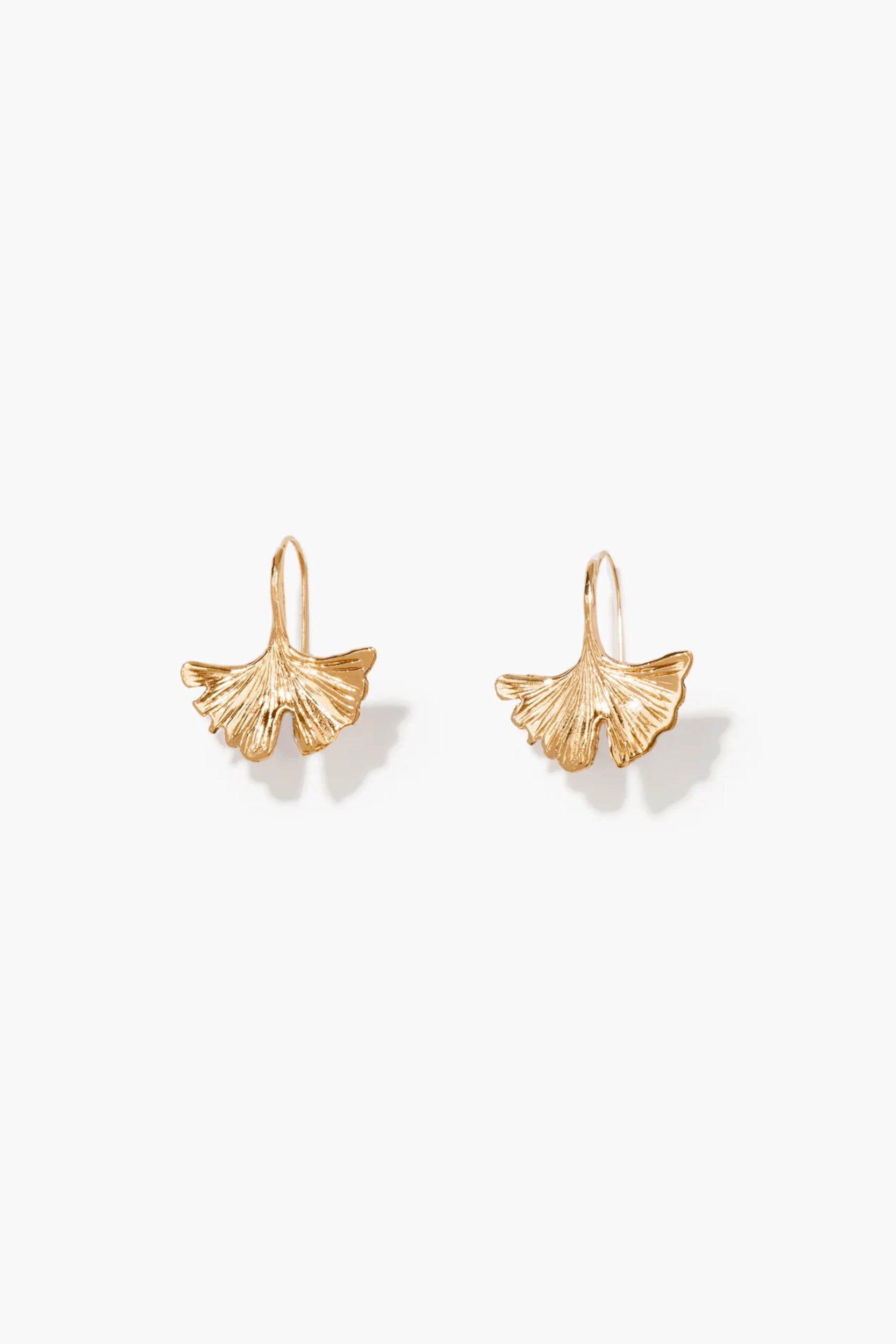 Tangerine Earrings Gold Metal