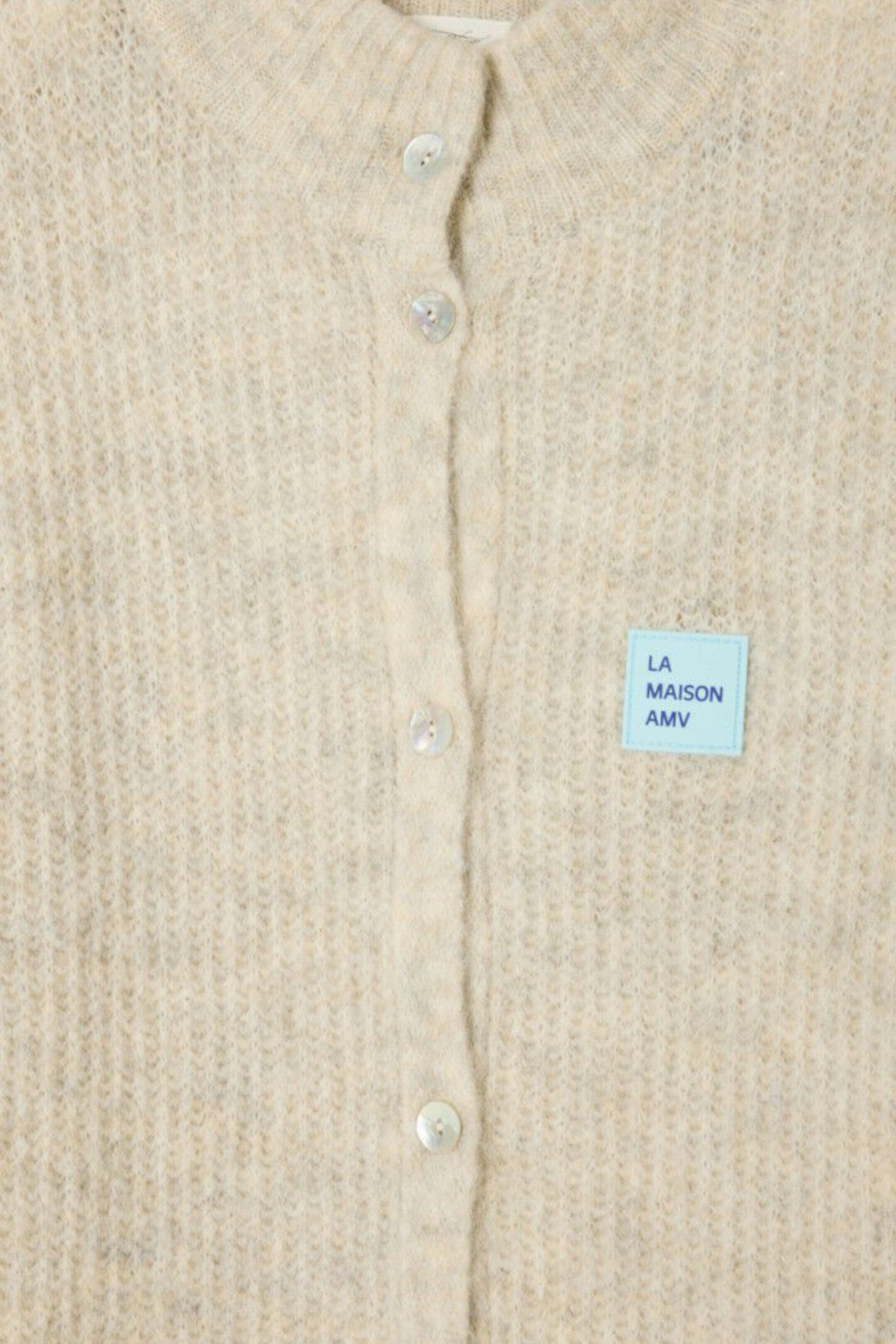 East19oh25 Cardigan Powder Mottled