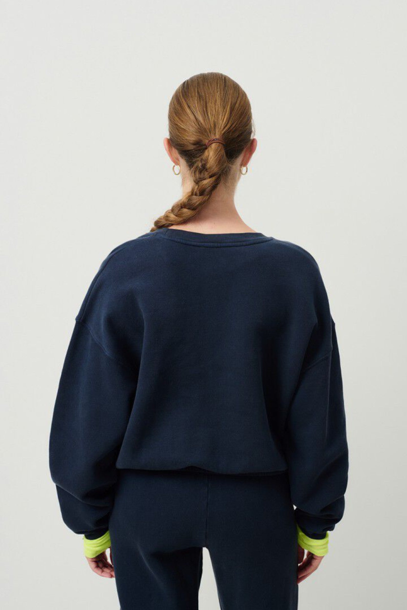 Izu03ah25 Sweater Navy Vin