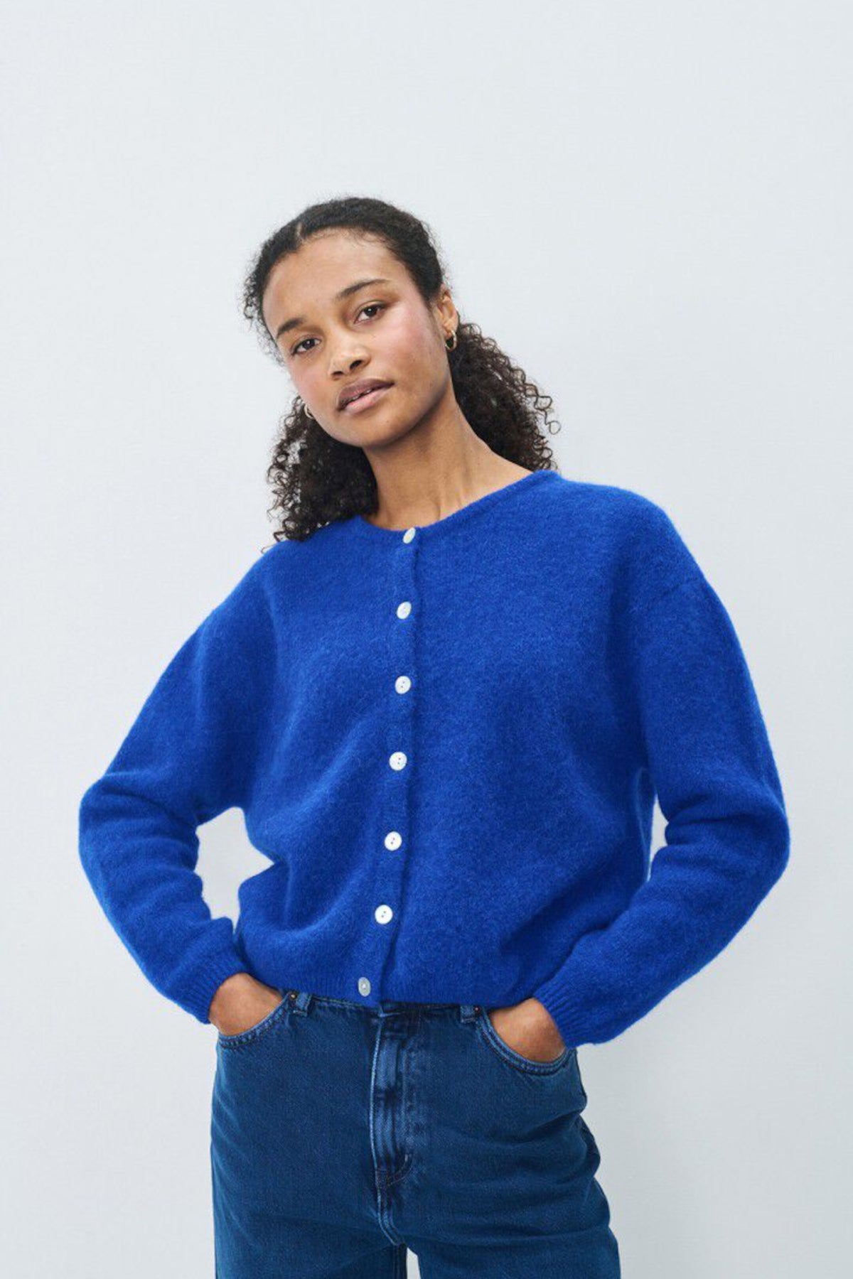 Vito19Eh26 Cardigan Bleuroyal