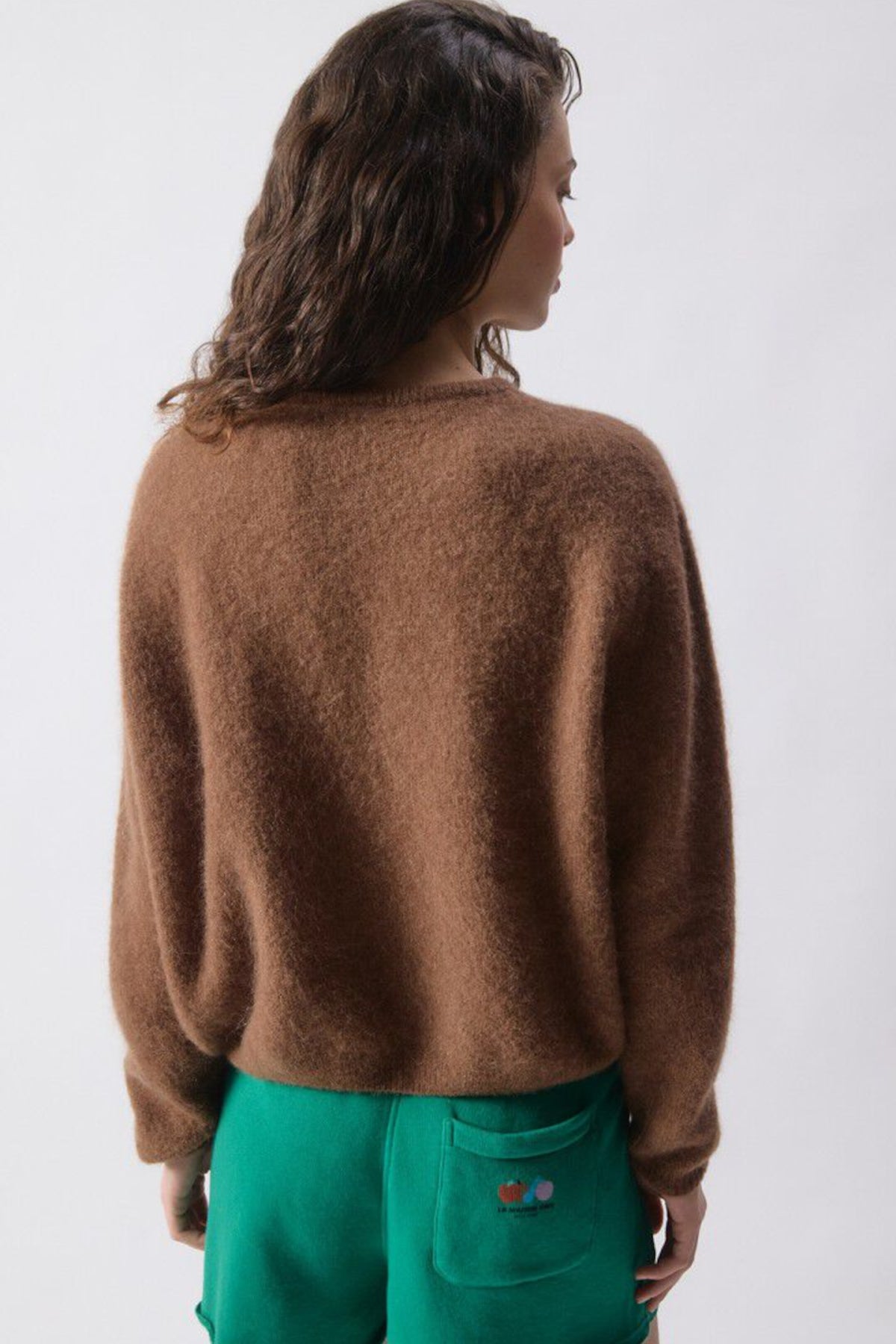 Vito19Eh26 Cardigan Choc Chin