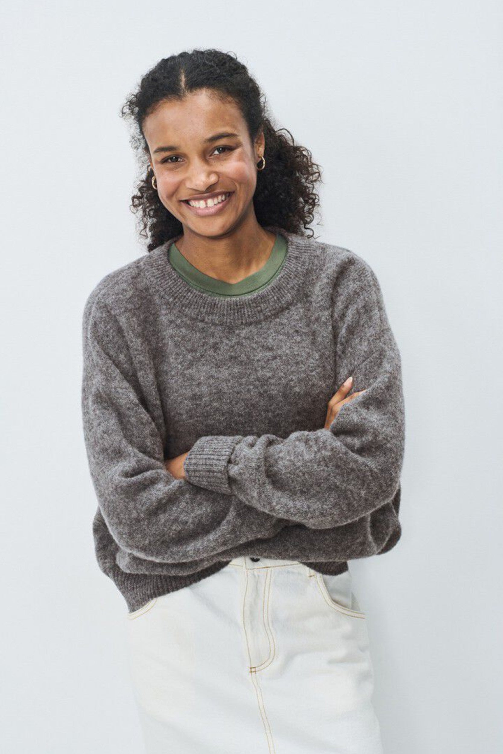 Vito18eh25 Sweater Steel Molted