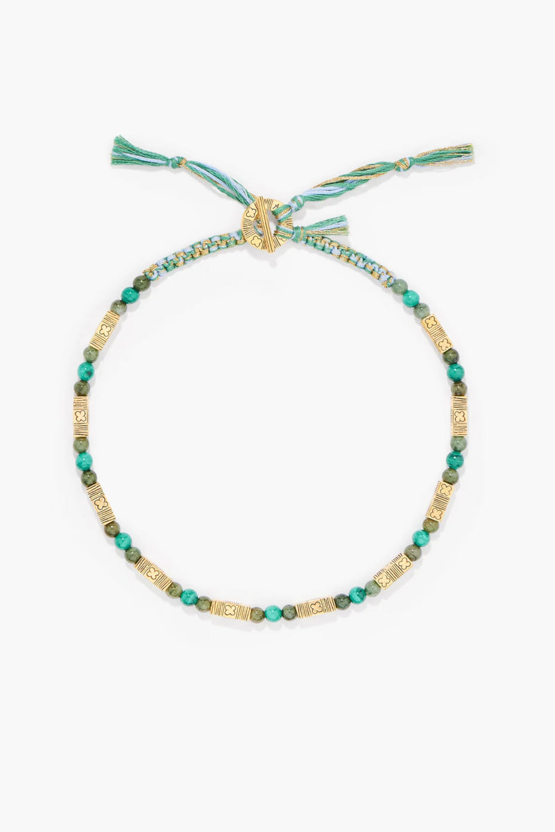Honolulu Necklace Malachite And Jade