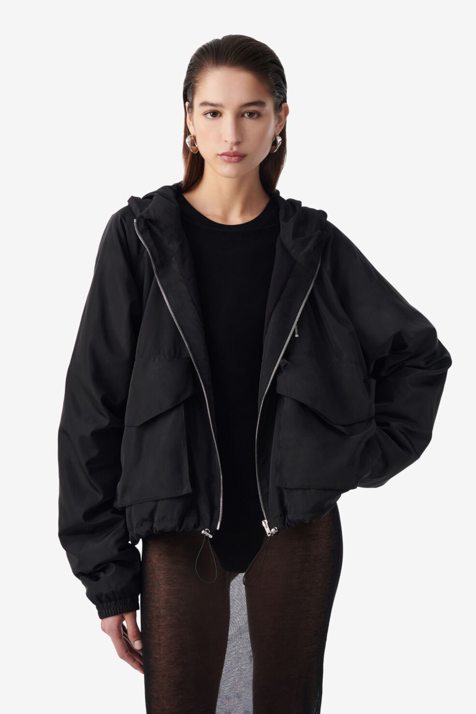 Gony Coat Black