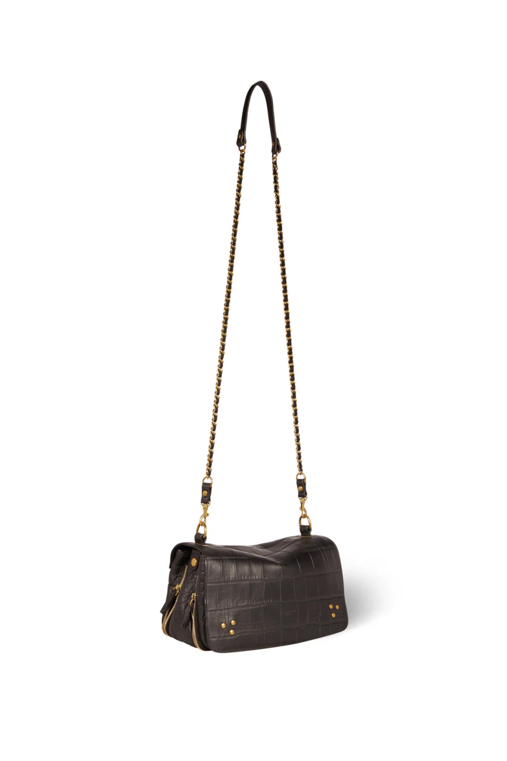 Bobi Bag Black Printed Croco
