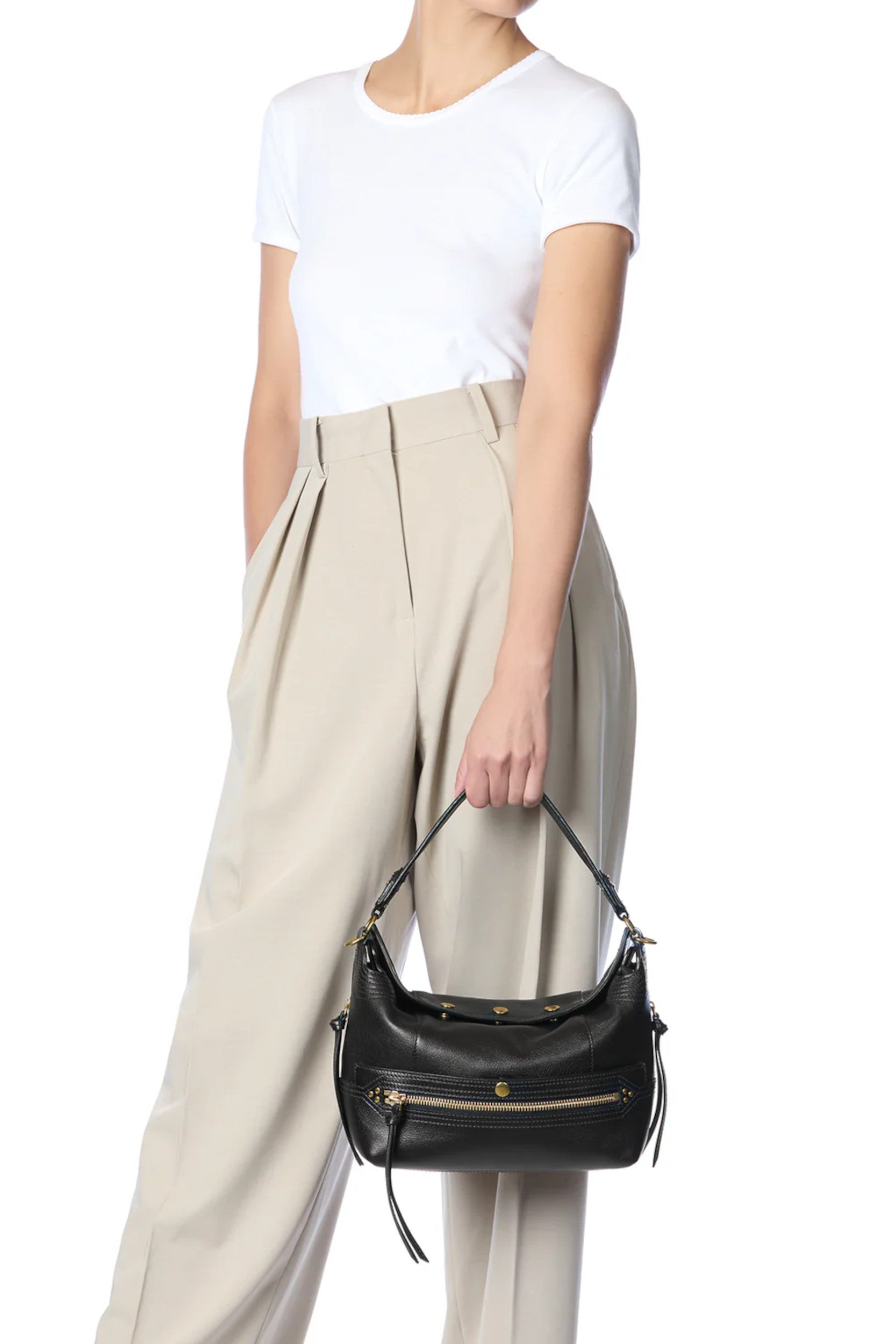 Lucky Hobo Bag Buffalo Black