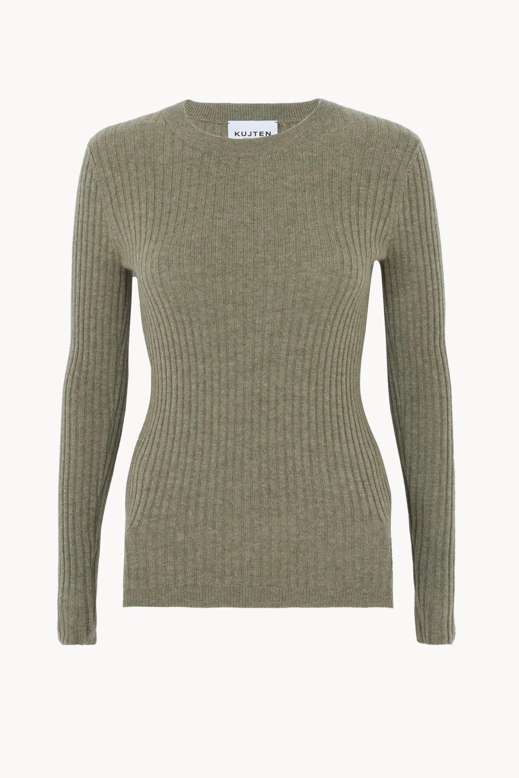 Bibi Sweater Khaki Mottled