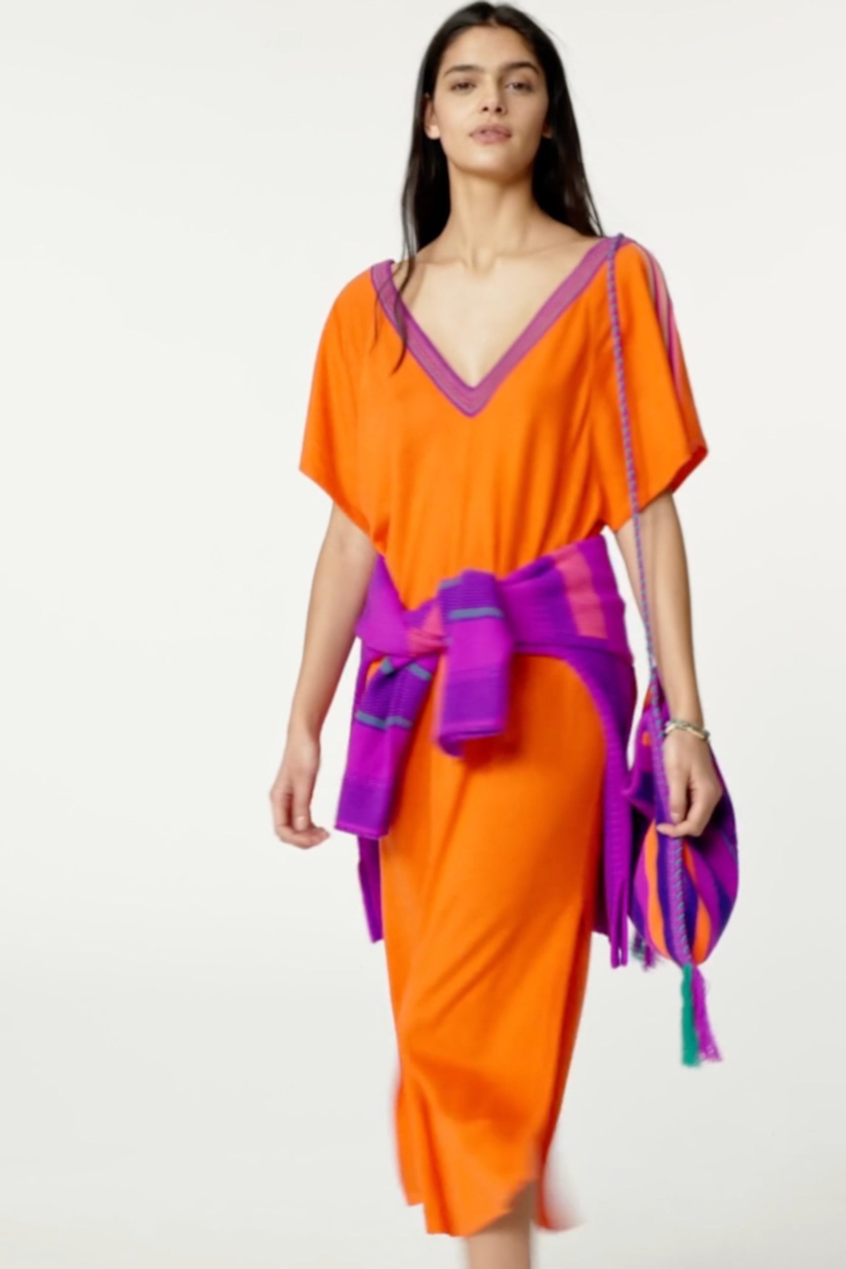 Celaya Dress Orange India