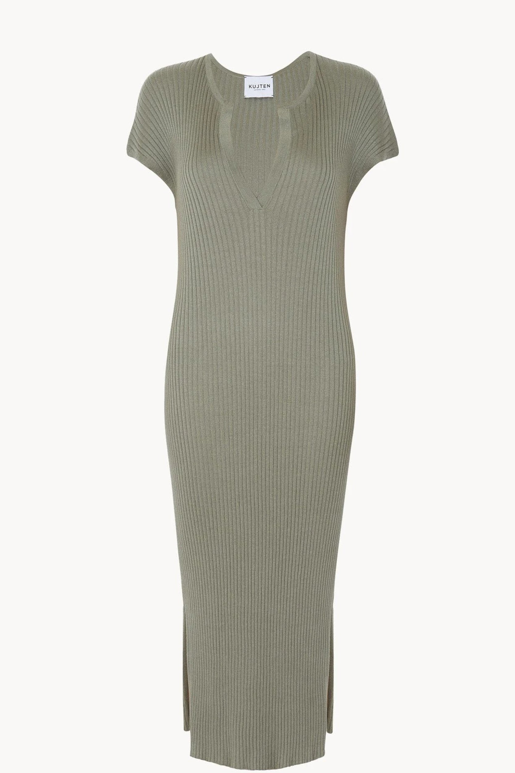 Isa Dress Khaki Motled