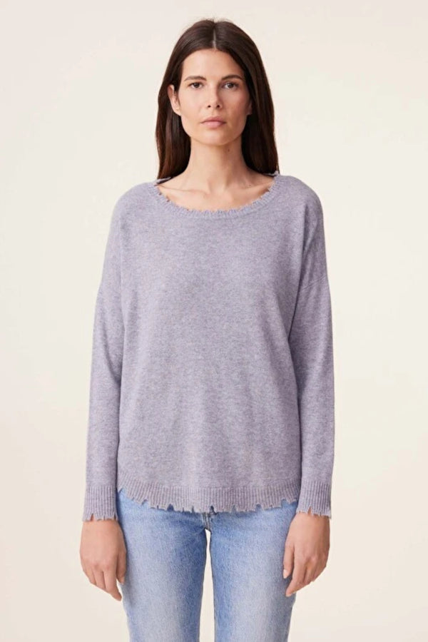 Mela Sweater Mottled Grey
