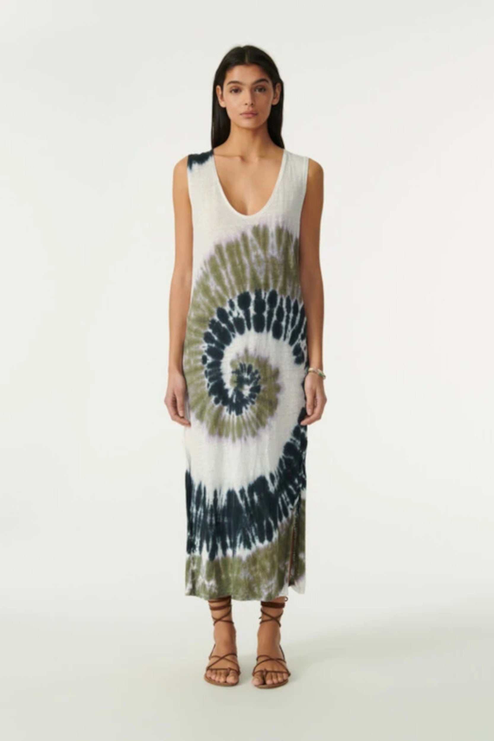 Ramo Sunny Dress Dark Kaki