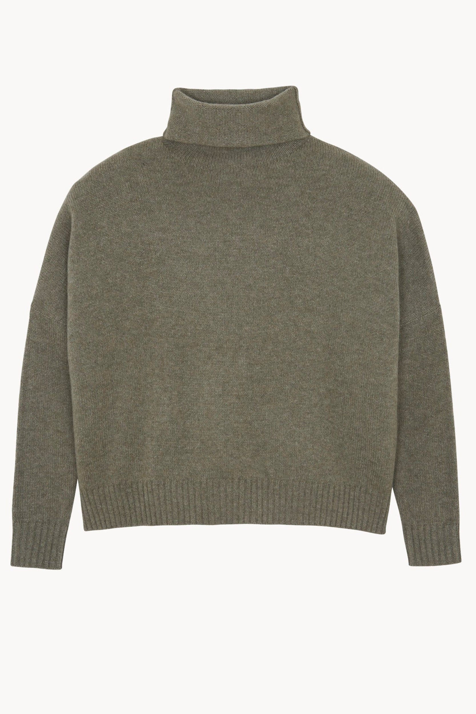 Tila Sweater Khaki Mottled